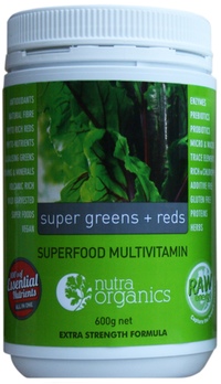 Nutra Organics Super Greens and Reds